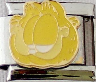 Garfield face 9mm Charm-Charmed Jewellery