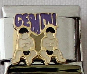 Gemini Colour 9mm Charm-Charmed Jewellery