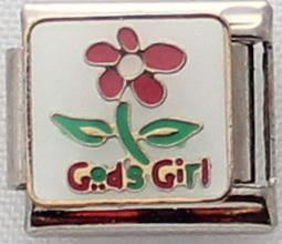God's Girl 9mm Charm-Charmed Jewellery