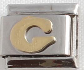 Gold Plated Letter G 9mm Charm-Charmed Jewellery