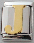 Gold Plated Letter J 13mm Charm-Charmed Jewellery