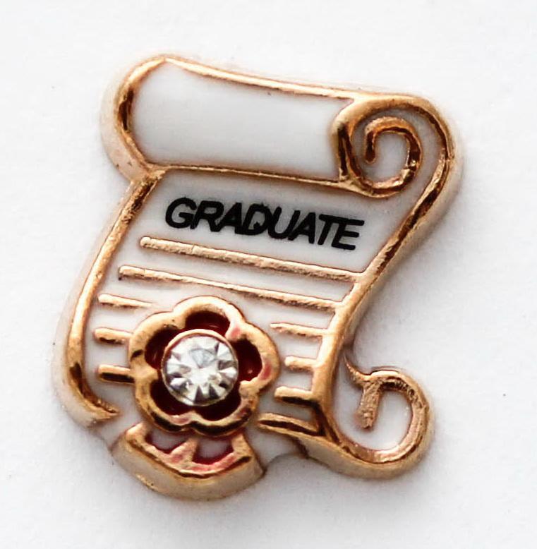 Graduate Locket Charm-Charmed Jewellery