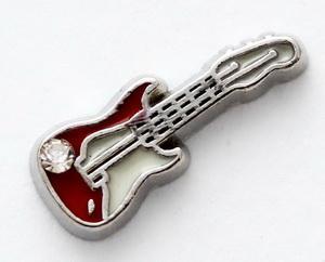 Guitar Locket Charm-Charmed Jewellery