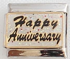 Happy Anniversary 9mm Charm-Charmed Jewellery