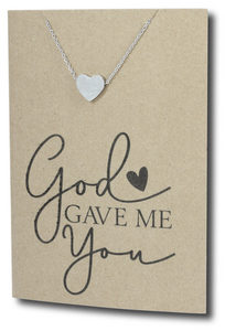 Heart Pendant & Chain - Card 236-Charmed Jewellery