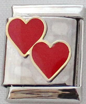 Hearts 13mm Charm-Charmed Jewellery