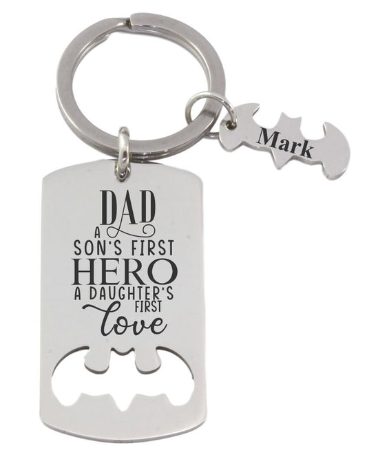 Hero Engraved Keyring