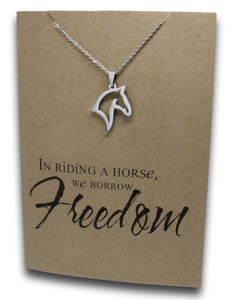 Horse Pendant & Chain - Card 141