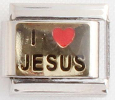I Love Jesus 9mm Charm-Charmed Jewellery