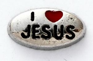 I Love Jesus Locket Charm-Charmed Jewellery