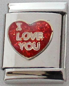 I Love You 13mm Charm-Charmed Jewellery