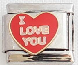 I Love You 9mm Charm-Charmed Jewellery