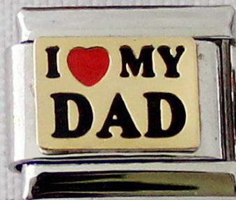 I Love my Dad 9mm Charm-Charmed Jewellery