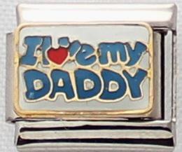 I Love my Daddy 9mm Charm-Charmed Jewellery