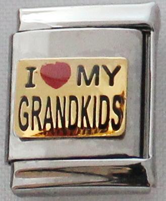 I Love my Grandkids 13mm Charm-Charmed Jewellery