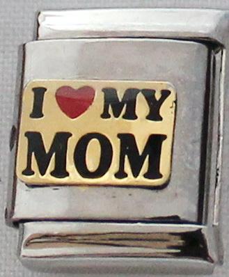 I Love my Mom 13mm Charm-Charmed Jewellery