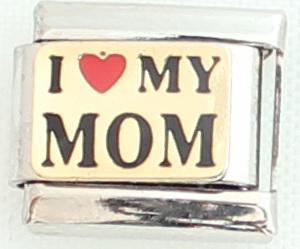 I Love my Mom 9mm Charm-Charmed Jewellery
