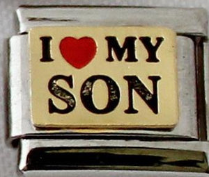 I Love my Son 9mm Charm-Charmed Jewellery