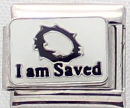 I am saved 9mm Charm-Charmed Jewellery