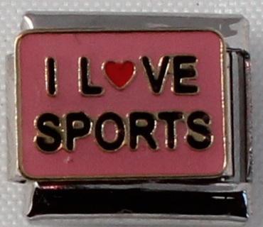 I love Sports 9mm Charm-Charmed Jewellery