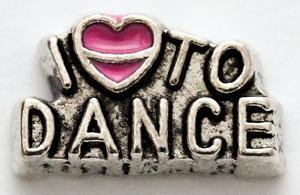 I love To Dance Locket Charm-Charmed Jewellery
