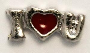 I love U Locket Charm-Charmed Jewellery