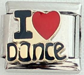 I love dance 9mm Charm-Charmed Jewellery