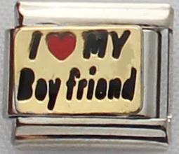I love my boyfriend 9mm Charm-Charmed Jewellery