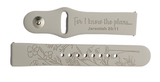 WILDFLOWER SCRIPTURE Universal Personalized Watch Band