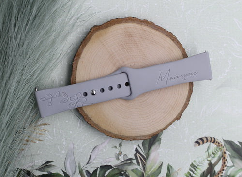 BIRTH FLOWER Personalized Apple Watch Band