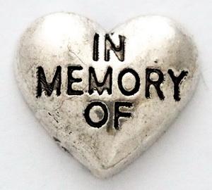 In Memory Of Locket Charm-Charmed Jewellery