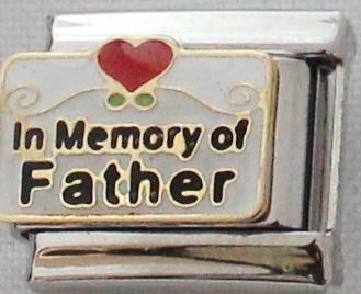 In Memory of Father 9mm Charm-Charmed Jewellery