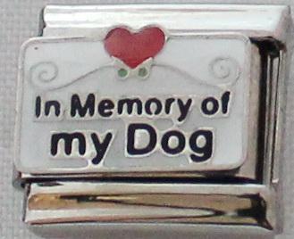 In Memory of My Dog 9mm Charm-Charmed Jewellery