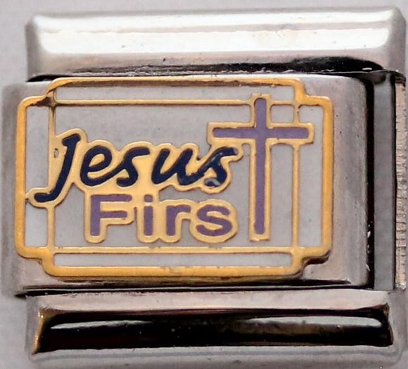 Jesus First 9mm Charm-Charmed Jewellery