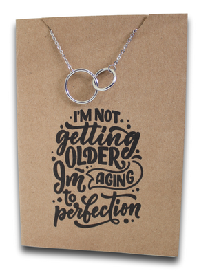 Joined RIngs Pendant & Chain - Card 343