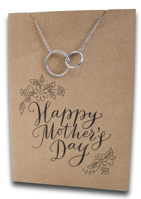 Joined RIngs Pendant & Chain - Card 344