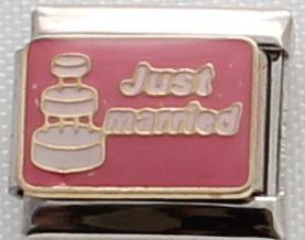 Just Married 9mm Charm-Charmed Jewellery