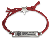 Children's Medical Alert Engraved ID Bracelet (More colours available)