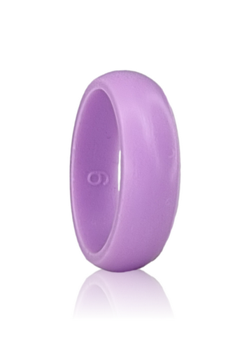 Ladies Active Silicone Ring - Lilac (Click to choose size)