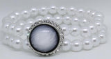 Large 1 Snap Pearl Adjustable Bracelet-Charmed Jewellery