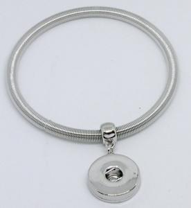 Large 1 Snap Stretch Bangle-Charmed Jewellery
