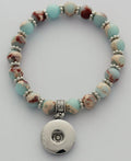 Large 1 Snap Stretch Dangle Bangle-Charmed Jewellery