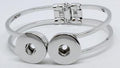 Large 2 Snap Hinge Bangle-Charmed Jewellery