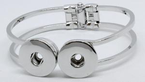 Large 2 Snap Hinge Bangle-Charmed Jewellery