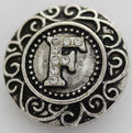 Large Snap Charm Letter F-Charmed Jewellery