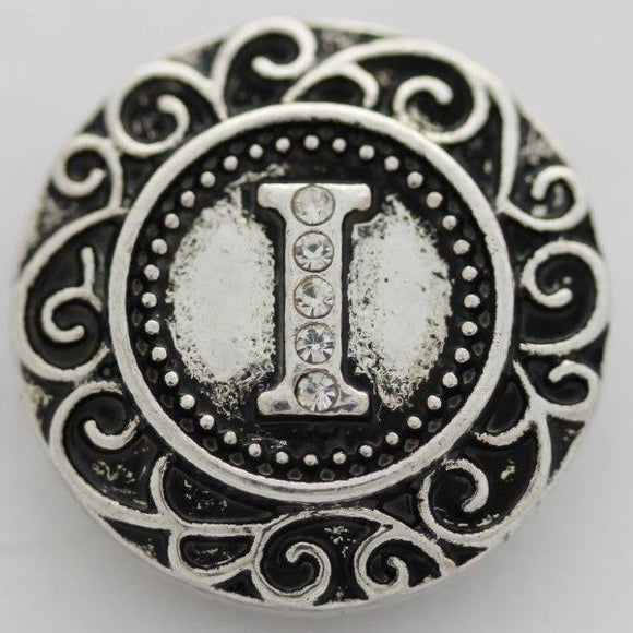 Large Snap Charm Letter I-Charmed Jewellery