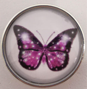 Large Snap Glass Charm 241 (fits large snap jewellery)-Charmed Jewellery