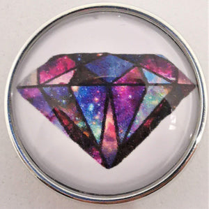 Large Snap Glass Charm 268 (fits large snap jewellery)-Charmed Jewellery