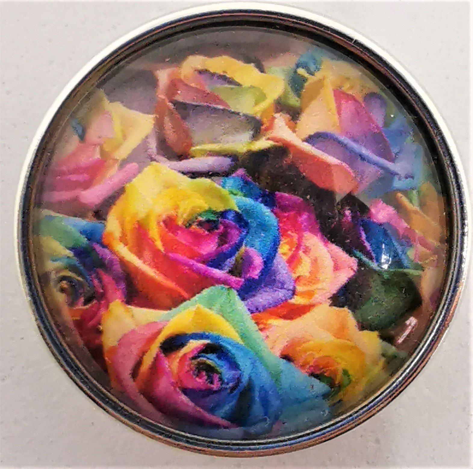 Large Snap Glass Charm 277 (fits large snap jewellery)-Charmed Jewellery