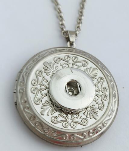 Large Snap Locket Pendant (fits large snaps)
